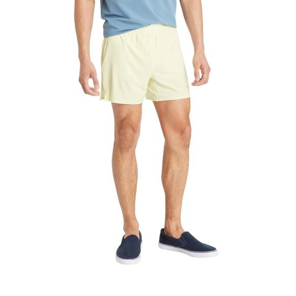 All In Motion Mens Run Shorts 5" Inseam 89390331 Lemon Yellow XL - Picture 5 of 5